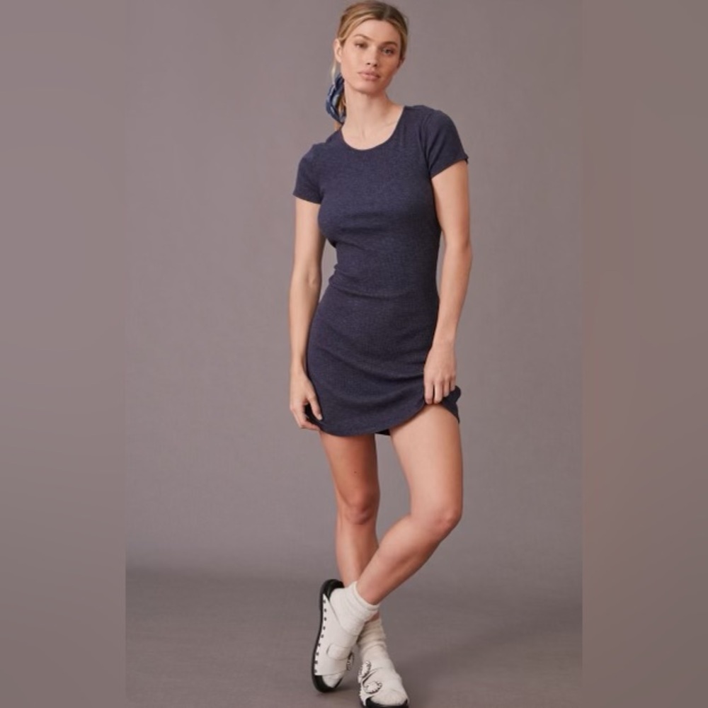 NWOT Anthropologie TLA Open Back Twist Mini Dress